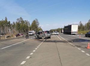 Два человека пострадали в автоаварии в Тайшетском районе 1 мая