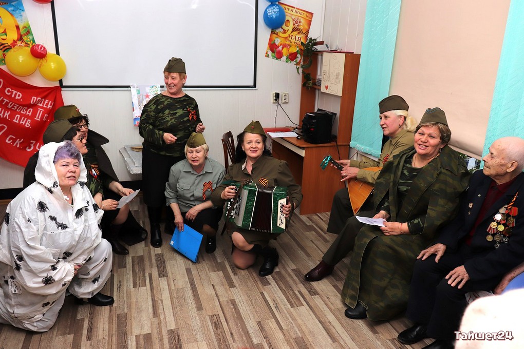 В тайшетском Совете ветеранов в преддверии Дня Победы состоялся праздничный вечер