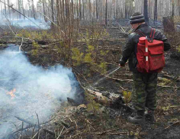 Еще один пожар потушили в лесах Иркутской области