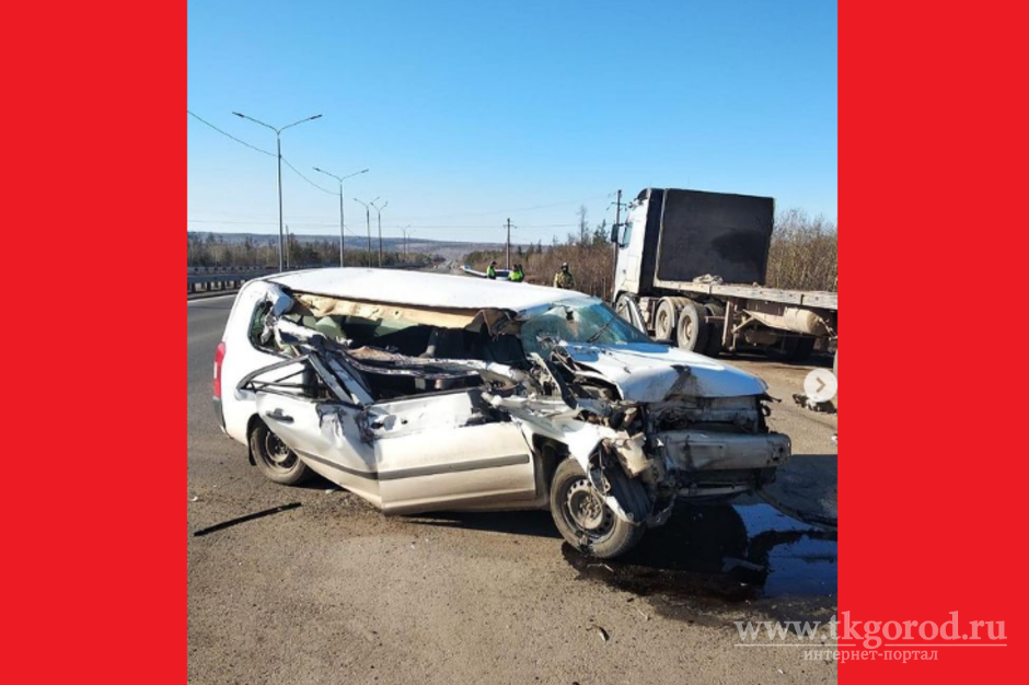 Водитель иномарки погиб в результате ДТП с большегрузом на трассе «Вилюй» в Братске