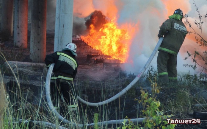 За минувшие сутки в Тайшетском районе произошло два пожара – в Квитке и Бирюсинске
