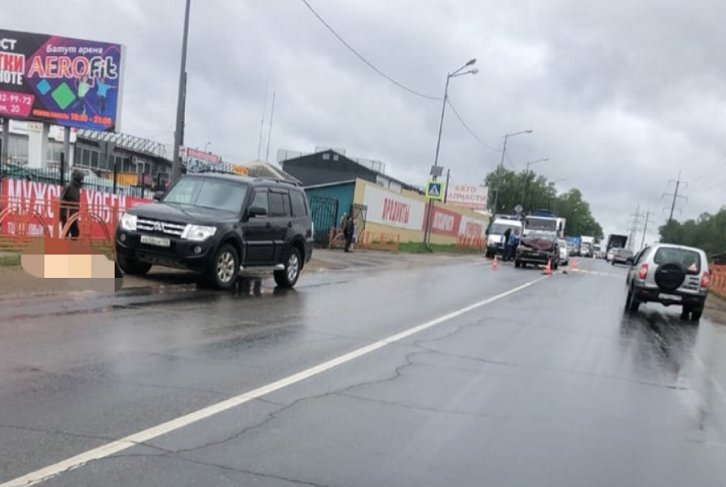 Женщина-пешеход погибла при столкновении нескольких машин в Усолье-Сибирском