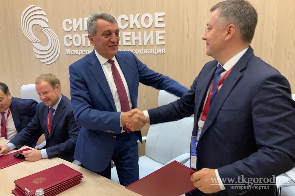 Соглашение о сотрудничестве между Иркутской областью и Северной Осетией подписали главы регионов