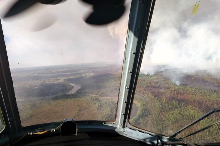 Площадь лесных пожаров в Иркутской области увеличилась на 14 ,7 тысячи гектара за сутки