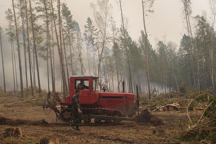 Иркутская область заняла первое место по площади лесных пожаров в России
