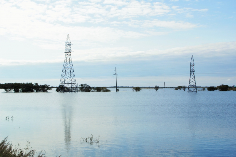 Понижение воды на 20-60 см отмечается на левобережных притоках Ангары в Приангарье