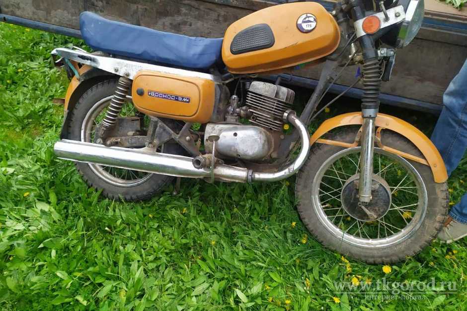 В Братском районе в ДТП попал несовершеннолетний водитель мотоцикла
