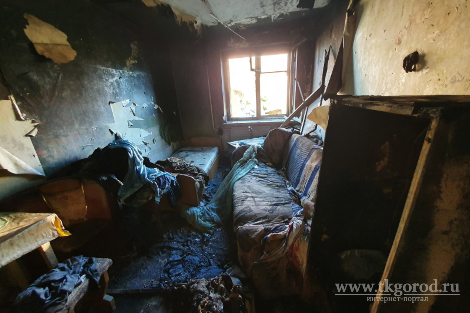 Полицейские задержали братчанина за поджог в общежитии