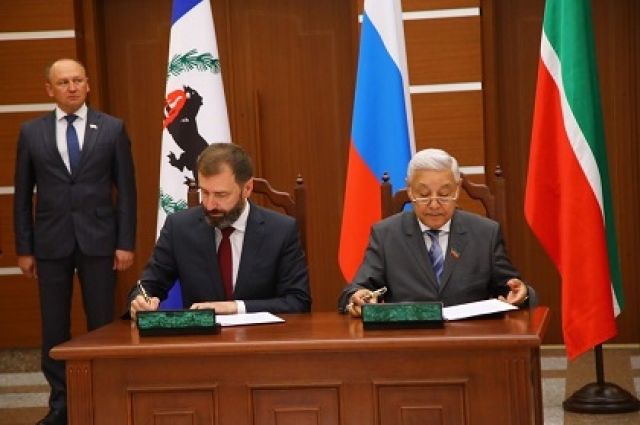 Главы парламентов Приангарья и Татарстана договорились о сотрудничестве