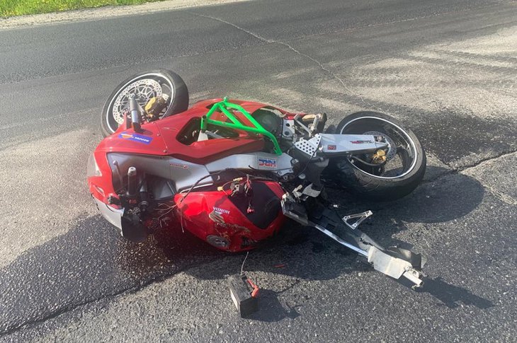 В Слюдянском районе после столкновения с иномаркой погиб мотоциклист