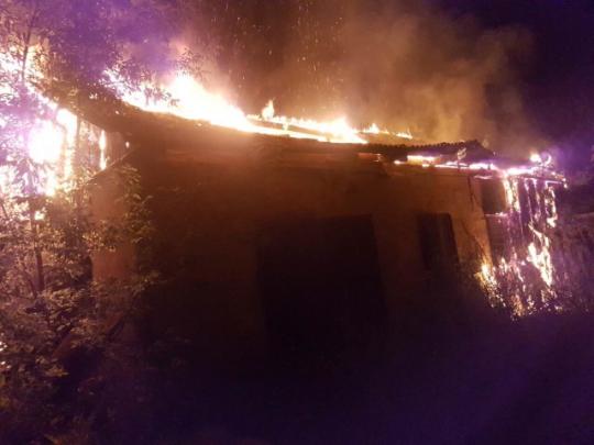 На территории ИВВАИУ произошел еще один крупный пожар