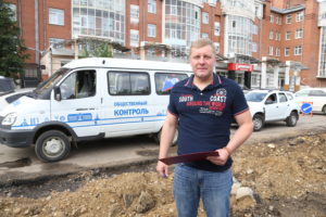 Работы на двух дорожных объектах в Иркутске проверил общественный контроль