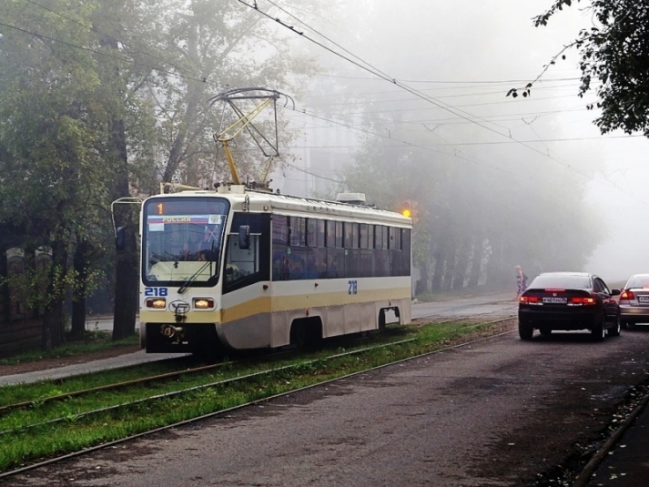 Движение трамваев и троллейбусов частично ограничили в Иркутске из-за непогоды