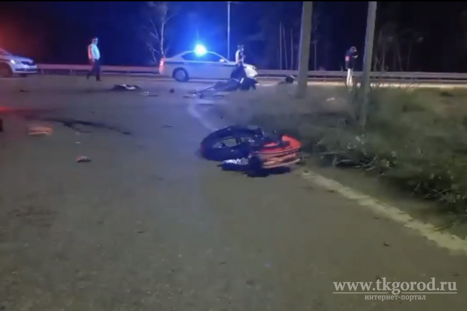 Два мотоциклиста столкнулись друг с другом в Иркутском районе, оба водителя погибли