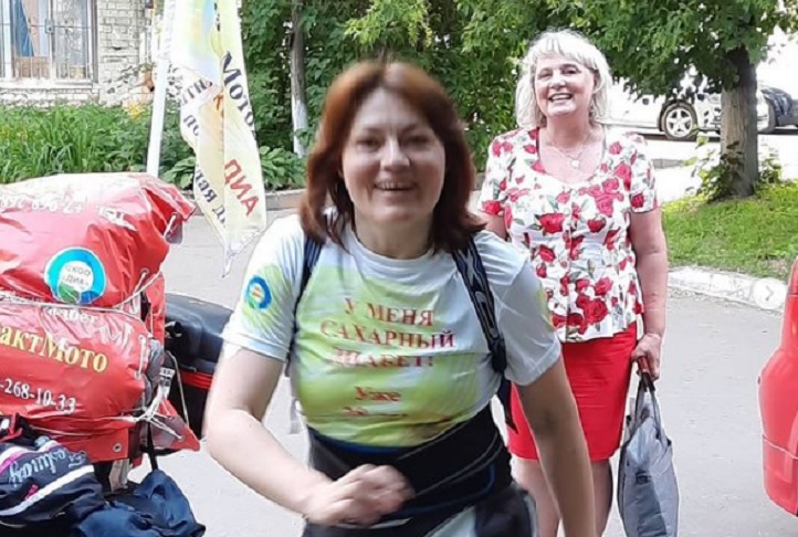 В Иркутск на мотоцикле приедет Наталья Иванова, которая популяризирует активную жизнь при диабете