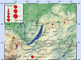 В Иркутской области произошло землетрясение магнитудой 4,5