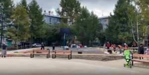 Новые общественные пространства обустроили в Ленинском округе Иркутска