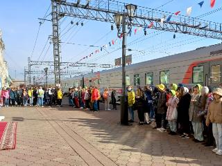 Школьный поезд «Большая перемена» сделал остановку в Иркутске