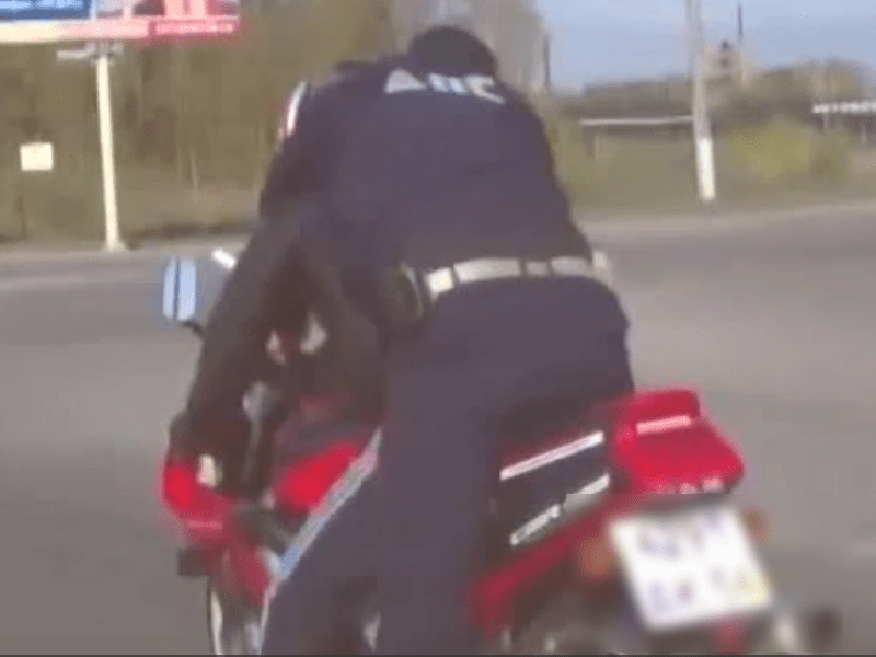 В Ангарске полицейские устроили погоню за пьяным мотоциклистом
