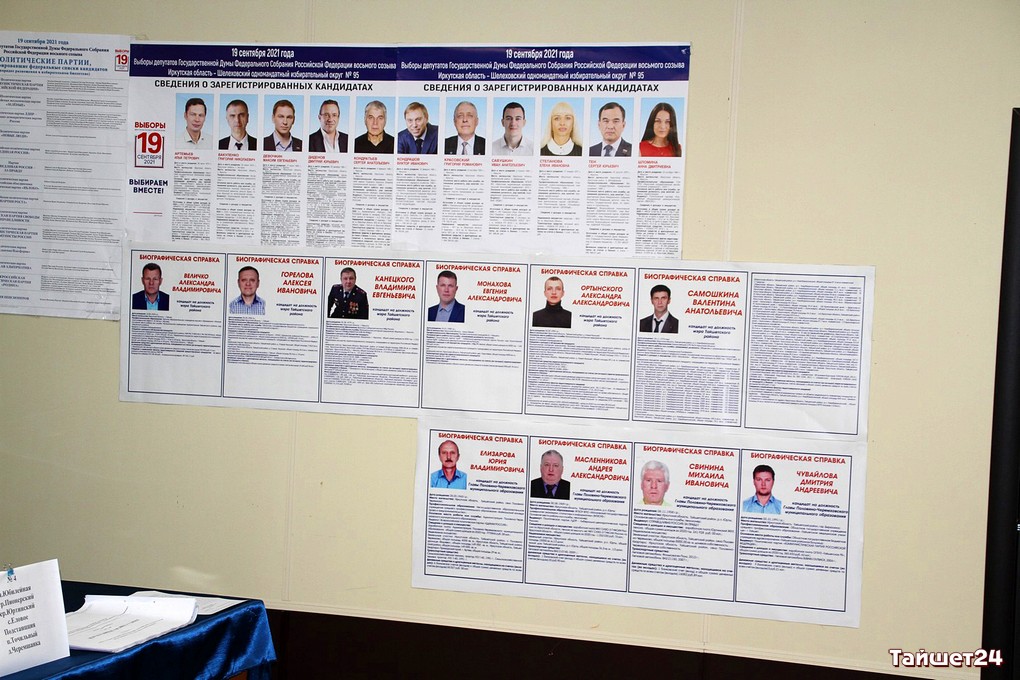 В Тайшетском районе явка на выборы к 15 часам перевалила за 30 процентов