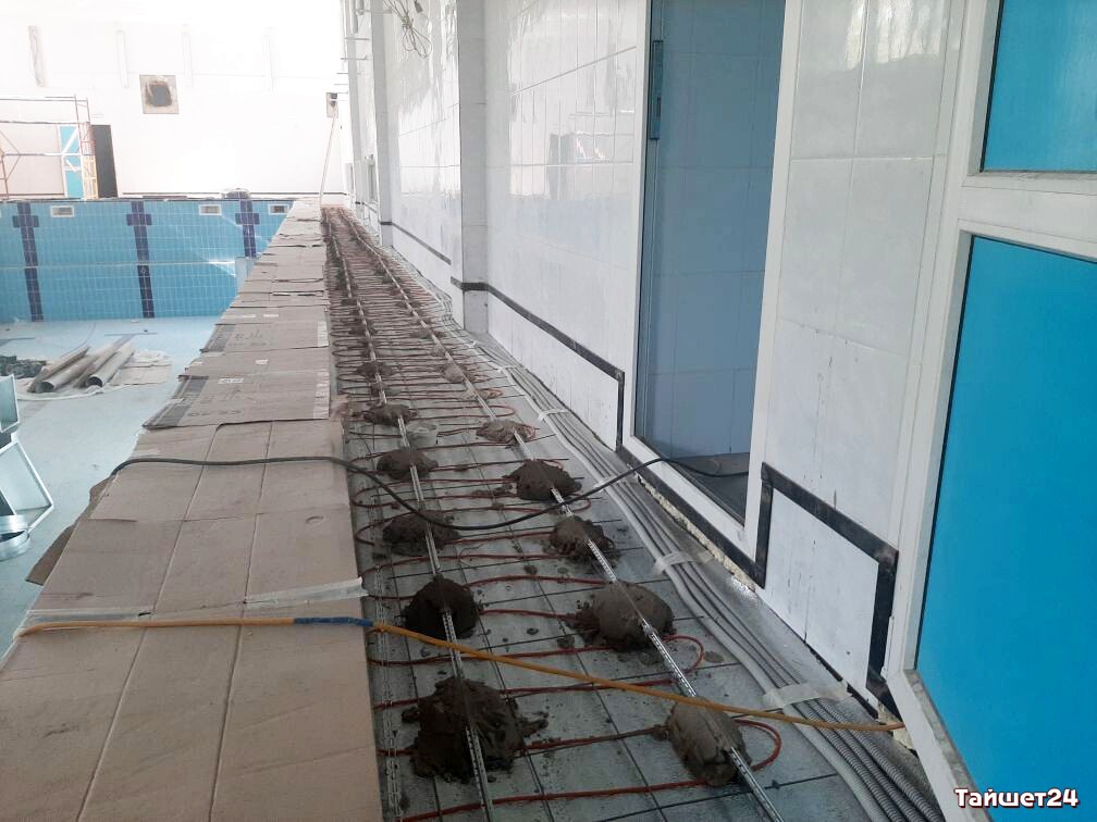 В Тайшетском районе завершается ремонт двух бассейнов
