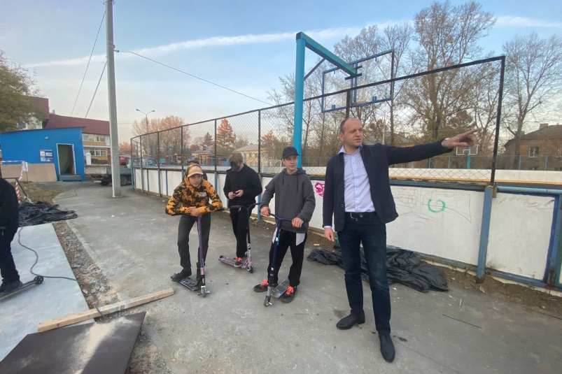 Вице-спикер Думы Иркутска: Строительство скейт-парка в Ново-Ленино ведется по графику