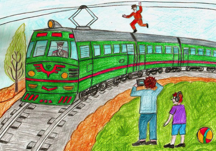 В Тайшете подвели итоги конкурса рисунков «Безопасная железная дорога»