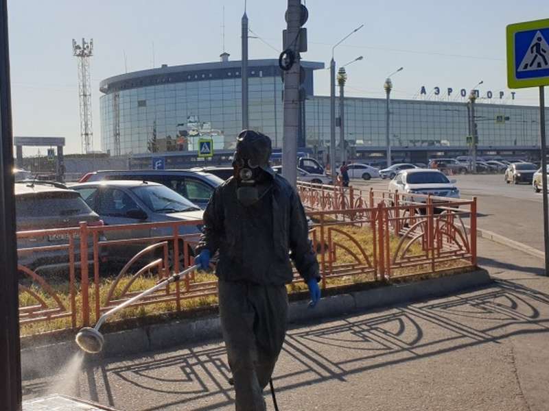 В Иркутске с 20 октября возобновили дезинфекцию остановок общественного транспорта