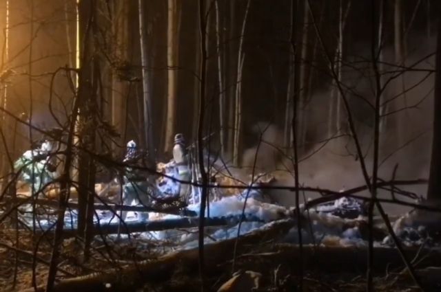 Никто из членов экипажа не выжил при крушении самолета АН-12 под Иркутском