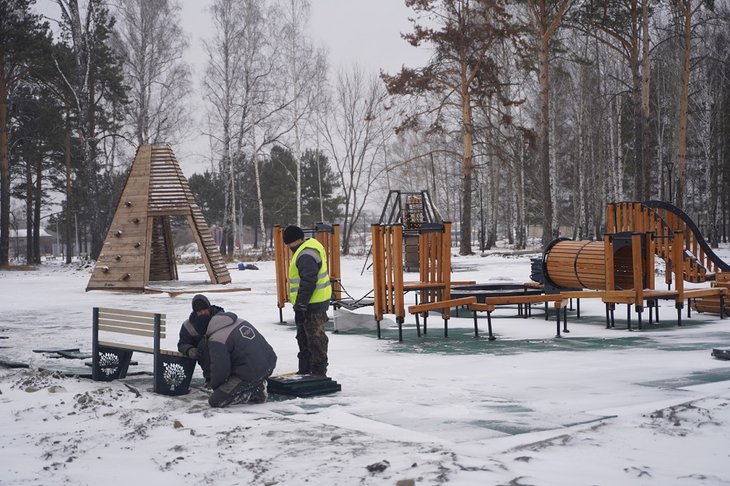 В Тайшете к 1 декабря благоустроят городской парк