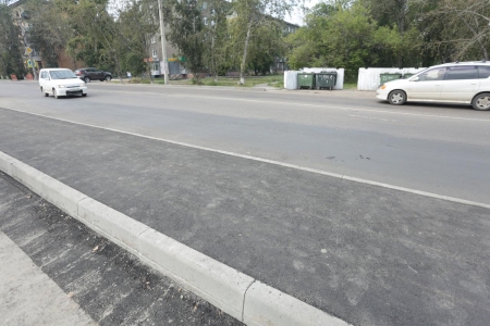 Участок объездной дороги Ново-Ленино в Иркутске получился &quot;кривым&quot; после ремонта