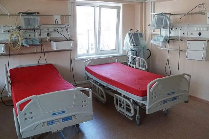 В ковидном госпитале Ангарской городской больницы развернули дополнительные койки