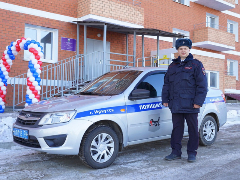 Новый полицейский пункт открылся в строящемся ЖК Ленинского района Иркутска