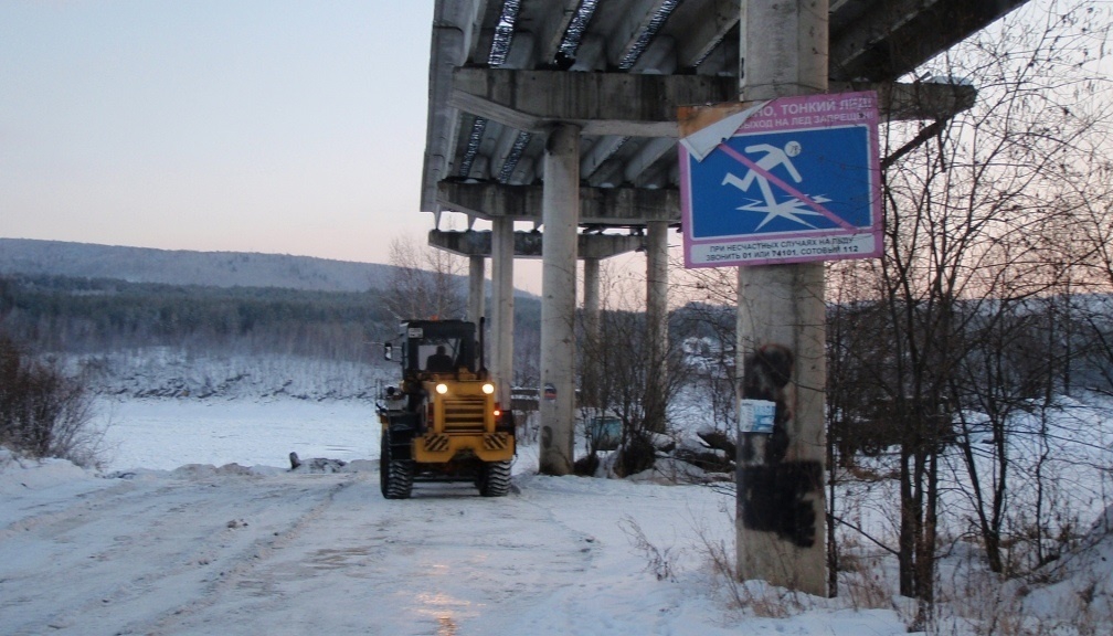20 мест несанкционированного выезда на лёд водных объектов было перекрыто за один день профилактической акции «Безопасный лёд» в Иркутской области