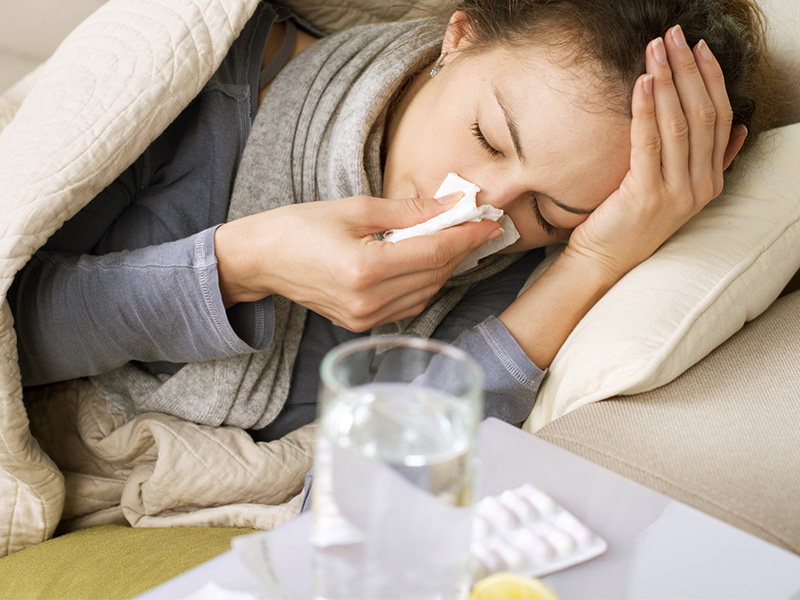 Семь человек заболели гриппом в Приангарье за неделю