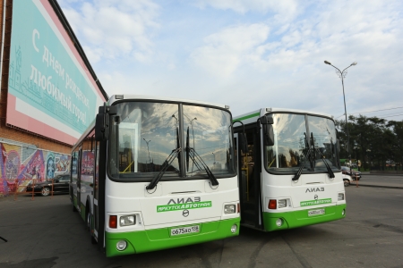 Первая партия новых пассажирских автобусов пришла в Иркутск