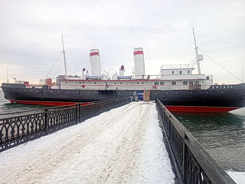 В Иркутске завершили капитальный ремонт ледокола «Ангара»