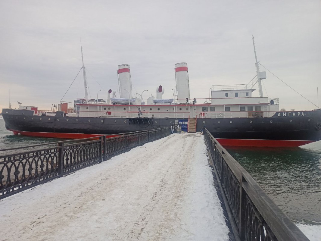 В Иркутске завершён капитальный ремонт ледокола «Ангара»