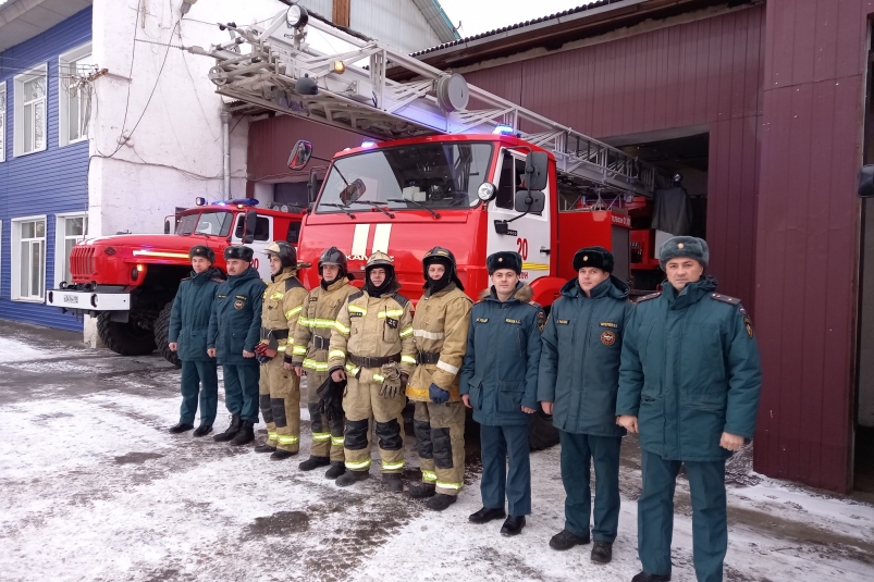 Пожарно-спасательную часть Тулуна признали лучшей в России