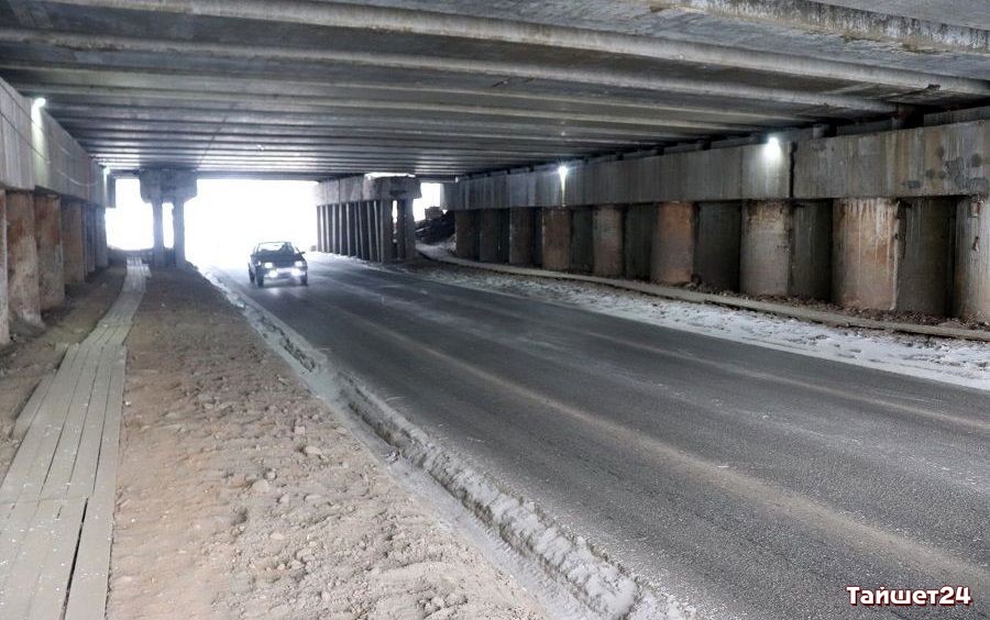 Ширина дороги под тайшетским путепроводом увеличится до 7,5 метров
