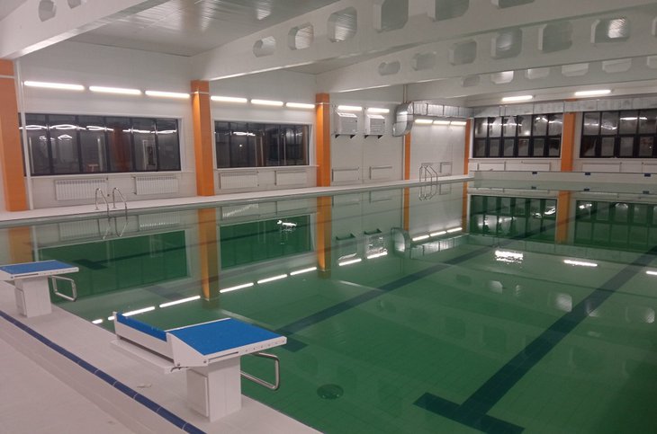В Братске завершили капитальный ремонт бассейна спорткомплекса «Олимпия» на 23 миллиона рублей