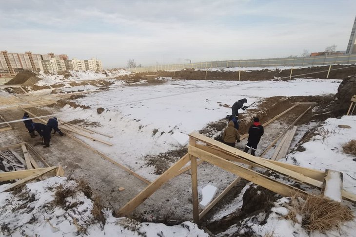 В 6-м микрорайоне Ново-Ленино Иркутска начали строить детский сад на 220 мест