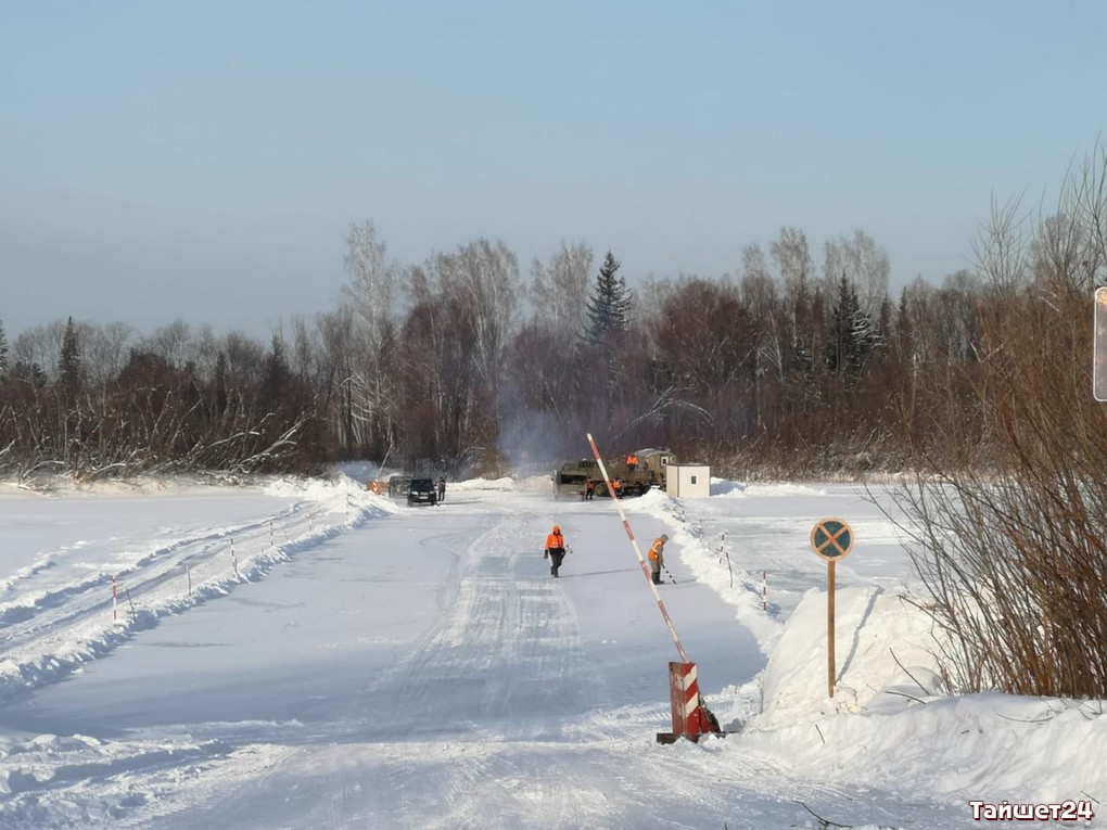 Восемь ледовых переправ планируется открыть в Тайшетском районе этой зимой