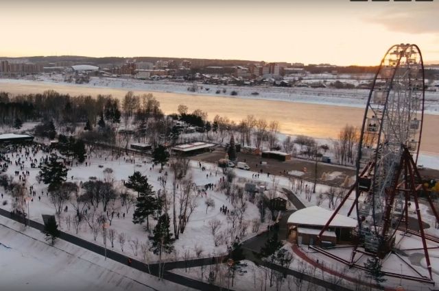 9 ледовых скульптур установят на острове Конный в Иркутске к Новому году