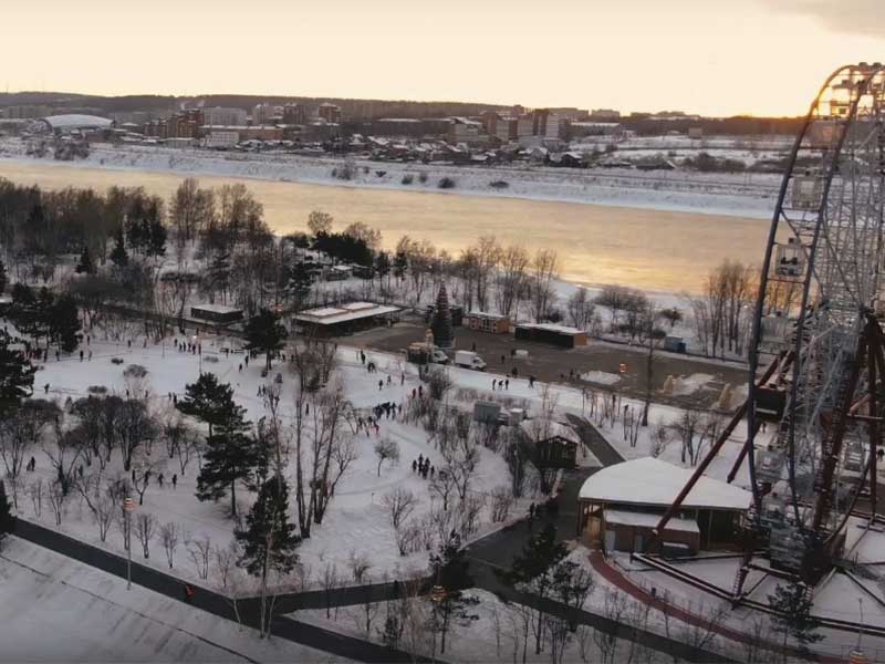 Девять ледяных скульптур установят на острове Конном в Иркутске