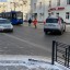 Трамваи встали в центре Иркутска из-за столкновения двух иномарок