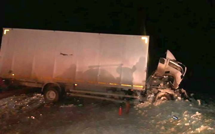 Водитель загоревшейся после ДТП фуры погиб в Канском районе