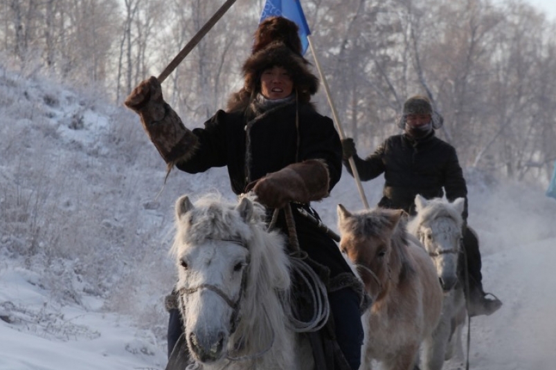 Посетившие Иркутск якутские всадники продолжат конный поход 19 января