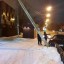 Поврежденные в результате ДТП опоры освещения восстанавливают на улице Розы Люксембург в Иркутске