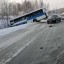 Водитель и двое пассажиров автобуса пострадали в ДТП с грузовиком в Иркутске